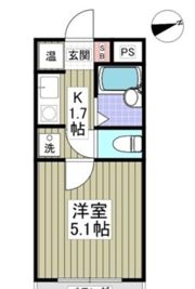 インティメイトハイツの間取り画像