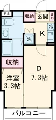 ゴールドライフマンション宇都宮の間取り画像