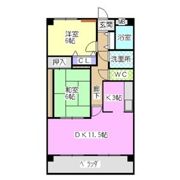スカイコート21の間取り画像