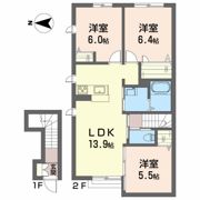 シャーメゾン 香の間取り画像