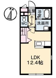 コートドール浜田の間取り画像