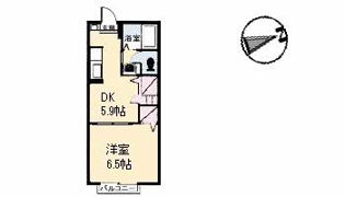 コーポセレッソの間取り画像