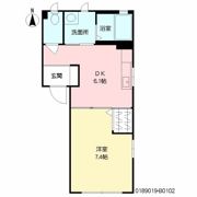 ヴェルジェ B棟の間取り画像