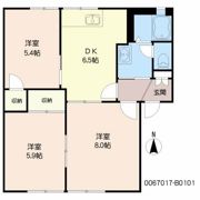 ベルハイツ B棟の間取り画像