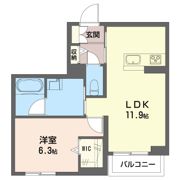 レフィナード エヌの間取り画像