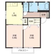 アイリス東橋本の間取り画像