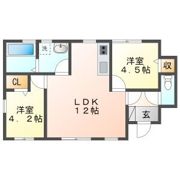 リーブルファイン島栄町の間取り画像