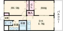 オーベルジュ紫竹山Ⅱの間取り画像