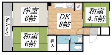 メゾングロワールの間取り画像