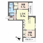 A monte．の間取り画像