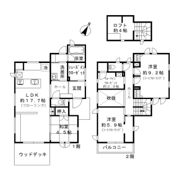 苗間戸建の間取り画像