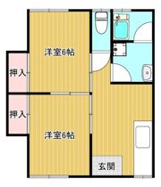 穂波荘の間取り画像
