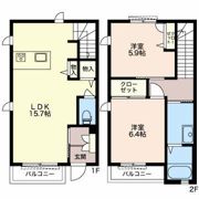 ラヴィアンス Aの間取り画像