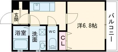 クレアール堺町Ⅱの間取り画像