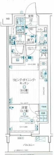 デュオステージ相模大野の間取り画像
