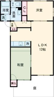 長門石ビレッジの間取り画像