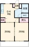 ハイムウエンディ Dの間取り画像
