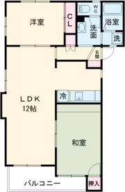 長門石ビレッジの間取り画像