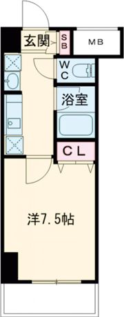 パークビュー王子駅前の間取り画像