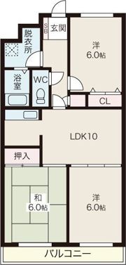 アビタシオン思水の間取り画像