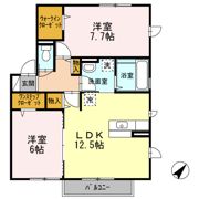 アドミラブールりんくうの間取り画像