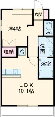 ヴェルジェの間取り画像