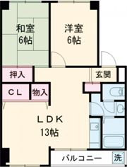 シャンボール鶴見の間取り画像