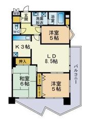 エレガンスコトブキの間取り画像