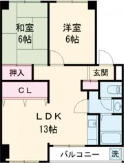 シャンボール鶴見の間取り画像