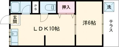アオイハイツの間取り画像