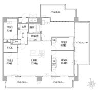 グランドニューガイア福津中央の間取り画像