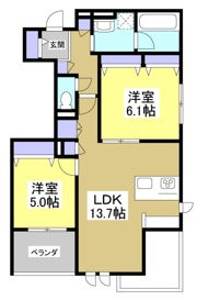 レジデンスリノアの間取り画像