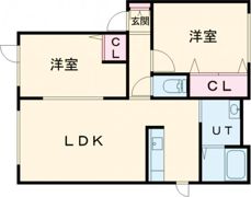 パセア旭ヶ丘の間取り画像