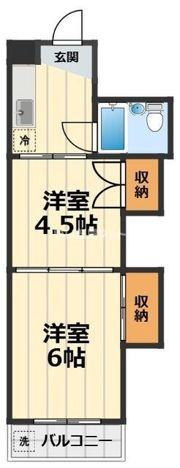 A＆U中野上町の間取り画像