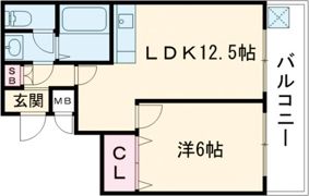 白蘭マンションの間取り画像