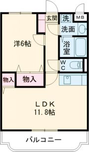 グレースヒルズ上峰の間取り画像