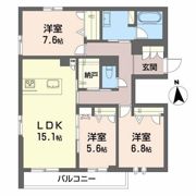 Ritmo Cucire（リズム・クチーレ）の間取り画像