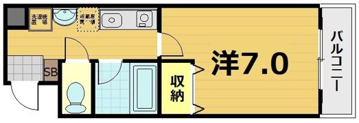 サンロイヤル五条の間取り画像