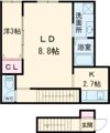 ボヌール妻鹿駅前の間取り画像