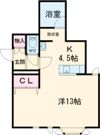 プレキャトランⅡの間取り画像