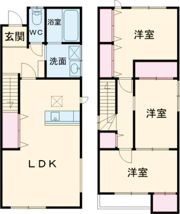 クレスト松倉 M棟の間取り画像