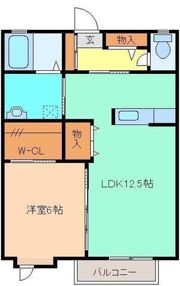 ラフィーネコートⅡの間取り画像