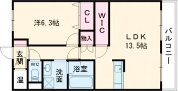 フレグランス大日の間取り画像
