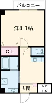 エヌエムスワサントオンズノースの間取り画像