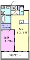 ブルースカイマンションXの間取り画像
