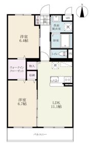 エルデ小城の間取り画像