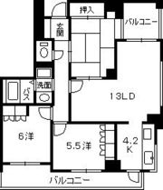 サーパス己斐西町の間取り画像