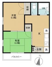 陽光ハイツの間取り画像