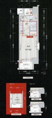 プレサンス名古屋駅前アクシスの間取り画像