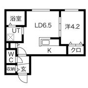 EXCEL平岸 B棟の間取り画像